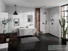 Hansgrohe TECTURIS E 110 Ecosmart+ hidegindításos mosdó csaptelep automata leeresztővel, matt fekete 73014670