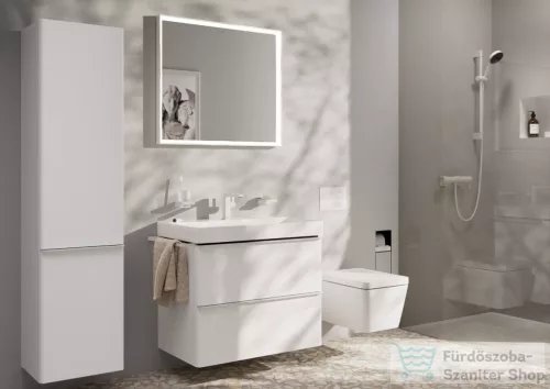 Hansgrohe TECTURIS E 110 Ecosmart+ hidegindításos mosdó csaptelep automata leeresztővel, matt fehér 73014700