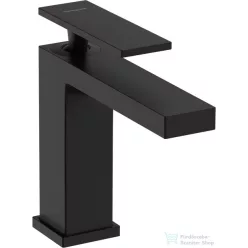   Hansgrohe TECTURIS E 110 hidegindításos mosdó csaptelep leeresztő nélkül, matt fekete 73016670