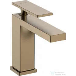   Hansgrohe TECTURIS E 110 hidegindításos mosdó csaptelep automata leeresztővel, szálcsiszolt bronz 73018140