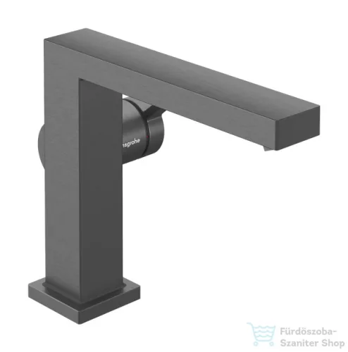 Hansgrohe Tecturis E 110 Coolstart  Ecosmart+ mosdó csaptelep automata leeresztővel, szálcsiszolt fekete króm 73023340