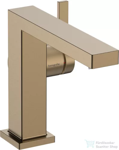 Hansgrohe TECTURIS E 110 hidegindításos mosdó csaptelep click-clack leeresztővel, szálcsiszolt bronz 73024140