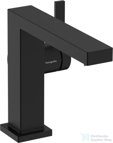 Hansgrohe TECTURIS E 110 hidegindításos mosdó csaptelep click-clack leeresztővel, matt fekete 73024670
