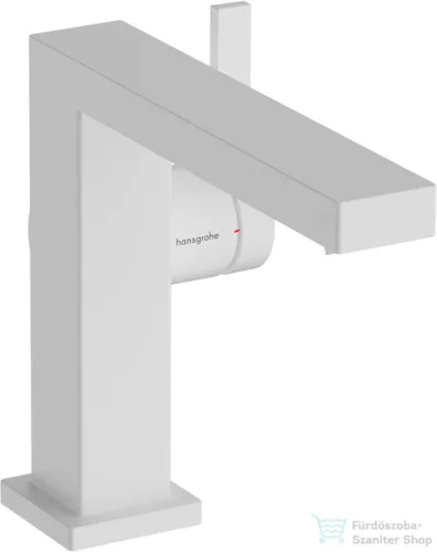 Hansgrohe TECTURIS E 110 hidegindításos mosdó csaptelep click-clack leeresztővel, matt fehér 73024700