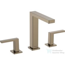   Hansgrohe Tecturis E 150 3 üléses mosdó csaptelep,click-clack leeresztővel,szálcsiszolt bronz 73030140