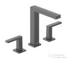 Hansgrohe Tecturis E 150 3 üléses mosdó csaptelep,click-clack leeresztővel,szálcsiszolt fekete króm 73030340