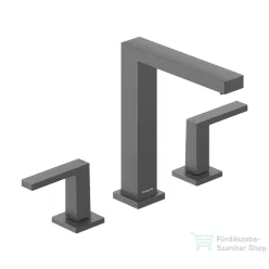   Hansgrohe Tecturis E 150 3 üléses mosdó csaptelep,click-clack leeresztővel,szálcsiszolt fekete króm 73030340