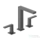Hansgrohe Tecturis E 150 3 üléses mosdó csaptelep,click-clack leeresztővel,szálcsiszolt fekete króm 73030340