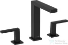 Hansgrohe Tecturis E 150 3 üléses mosdó csaptelep,click-clack leeresztővel,matt fekete 73030670