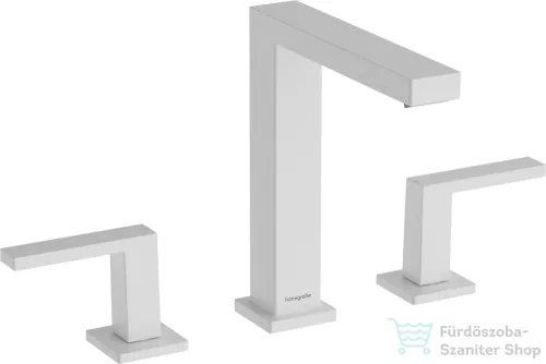 Hansgrohe Tecturis E 150 3 üléses mosdó csaptelep,click-clack leeresztővel,matt fehér 73030700