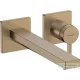 Hansgrohe Tecturis E falsík alatti mosdó csaptelep 22,5 cm-es kifolyóval,belső egység nélkül,szálcsiszolt bronz 73051140