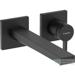   Hansgrohe Tecturis E falsík alatti mosdó csaptelep 22,5 cm-es kifolyóval,belső egység nélkül,matt fekete 73051670