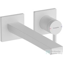  Hansgrohe Tecturis E falsík alatti mosdó csaptelep 22,5 cm-es kifolyóval,belső egység nélkül,matt fehér 73051700