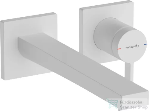 Hansgrohe Tecturis E falsík alatti mosdó csaptelep 22,5 cm-es kifolyóval,belső egység nélkül,matt fehér 73051700