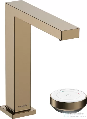 Hansgrohe Tecturis E 150 Coolstart Ecosmart+ mosdó csaptelep nem zárható leeresztővel,szálcsiszolt bronz 73053140