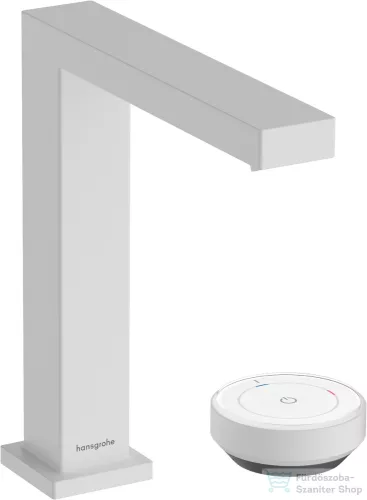 Hansgrohe Tecturis E 150 Coolstart Ecosmart+ mosdó csaptelep nem zárható leeresztővel,matt fehér 73053700