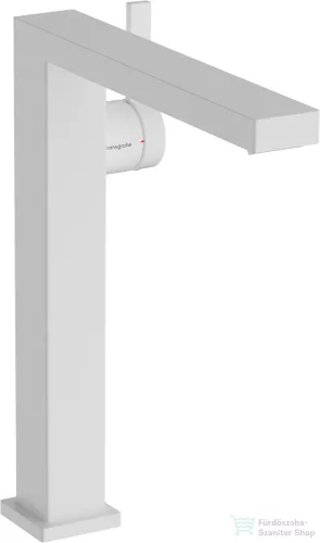 Hansgrohe Tecturis E 240 Coolstart Ecosmart+ magasított mosdó csaptelep click-clack leeresztővel,matt fehér 73070700