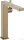 Hansgrohe TECTURIS E 240 hidegindításos, magasított mosdó csaptelep click-clack leeresztővel, szálcsiszolt bronz 73073140