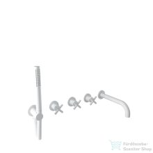   Bugnatese Rodos falsík alatti kádtöltő csaptelep belső egységgel,matt fehér 7319BI