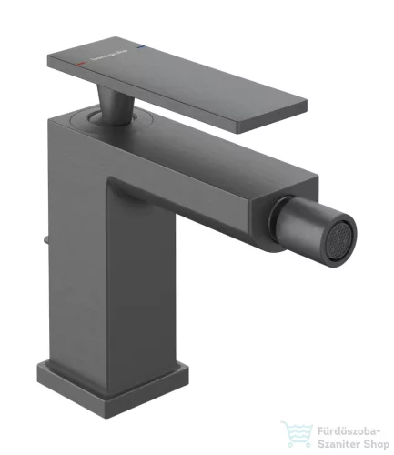 Hansgrohe Tecturis E bidé csaptelep automata leeresztővel,szálcsiszolt fekete króm 73200340