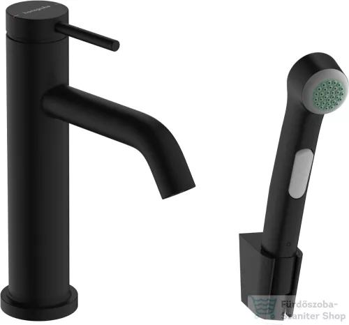 Hansgrohe Tecturis S 110 Ecosmart+ mosdó csaptelep bidé zuhannyal,click-clack leeresztővel,matt fekete 73211670