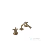 Bugnatese RODOS 3 üléses bidet csaptelep click-clack leeresztővel,bronz 7325SCBR