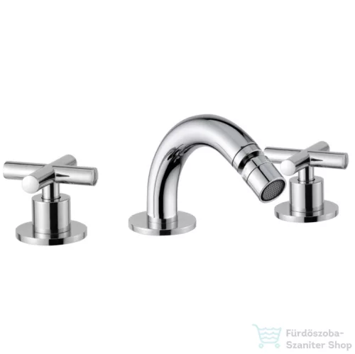 Bugnatese RODOS 3 üléses bidet csaptelep click-clack leeresztővel,króm 7325SCCR
