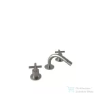 Bugnatese RODOS 3 üléses bidet csaptelep click-clack leeresztővel,szálcsiszolt nikkel 7325SCNS