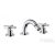 Bugnatese RODOS 3 üléses Bidet csaptelep, leeresztő nélkül, króm 7325SCR