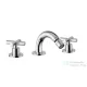 Bugnatese RODOS 3 üléses Bidet csaptelep, leeresztő nélkül, króm 7325SCR