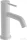 Hansgrohe TECTURIS S 80 Ecosmart+ hidegindításos mosdó csaptelep automata leeresztővel, matt fehér 73302700