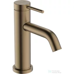   Hansgrohe TECTURIS S 80 hidegindításos mosdó csaptelep automata leeresztővel, szálcsiszolt bronz 73305140