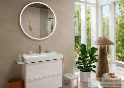 Hansgrohe TECTURIS S 110 Ecosmart+ hidegindításos mosdó csaptelep leeresztő nélkül, szálcsiszolt bronz 73312140