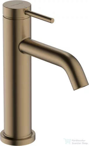 Hansgrohe TECTURIS S 110 Ecosmart+ hidegindításos mosdó csaptelep automata leeresztővel, szálcsiszolt bronz 73314140