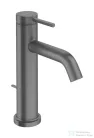 Hansgrohe TECTURIS S 110 Ecosmart+ hidegindításos mosdó csaptelep automata leeresztővel, szálcsiszolt fekete króm 73314340