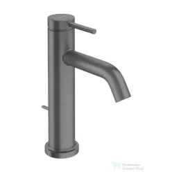   Hansgrohe TECTURIS S 110 Ecosmart+ hidegindításos mosdó csaptelep automata leeresztővel, szálcsiszolt fekete króm 73314340