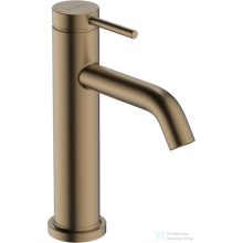   Hansgrohe TECTURIS S 110 hidegindításos mosdó csaptelep automata leeresztővel, szálcsiszolt bronz 73318140