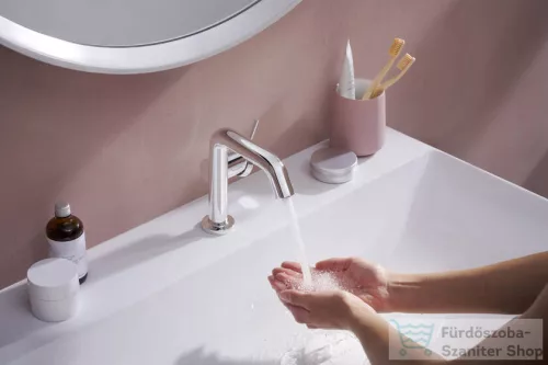 Hansgrohe TECTURIS S 110 hidegindításos mosdó csaptelep click-clack leeresztővel, króm 73322000