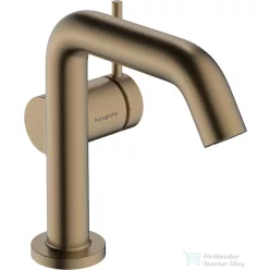   Hansgrohe TECTURIS S 110 hidegindításos mosdó csaptelep click-clack leeresztővel, szálcsiszolt bronz 73322140