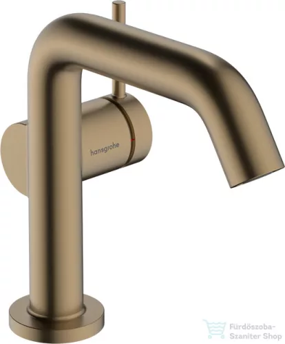 Hansgrohe TECTURIS S 110 hidegindításos mosdó csaptelep click-clack leeresztővel, szálcsiszolt bronz 73322140