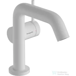  Hansgrohe TECTURIS S 110 hidegindításos mosdó csaptelep click-clack leeresztővel, matt fehér 73322700