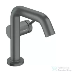   Hansgrohe Tecturis S 110 Coolstart Ecosmart+ mosdó csaptelep automata leeresztővel, szálcsiszolt fekete króm 73323340