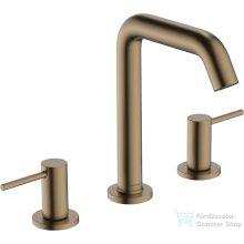   Hansgrohe Tecturis S 150 3 üléses mosdó csaptelep,click-clack leeresztővel,szálcsiszolt bronz 73330140