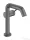 Hansgrohe Tecturis S 150 Coolstart Ecosmart+ mosdó csaptelep click-clack leeresztővel, szálcsiszolt fekete króm 73340340