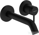Hansgrohe Tecturis S falsík alatti mosdó csaptelep 16,5 cm-es kifolyóval,belső egység nélkül,matt fekete 73350670