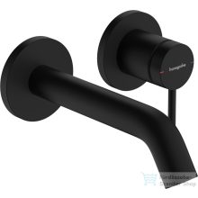   Hansgrohe Tecturis S falsík alatti mosdó csaptelep 16,5 cm-es kifolyóval,belső egység nélkül,matt fekete 73350670