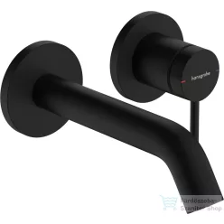  Hansgrohe Tecturis S falsík alatti mosdó csaptelep 16,5 cm-es kifolyóval,belső egység nélkül,matt fekete 73350670