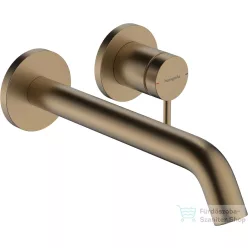   Hansgrohe Tecturis S falsík alatti mosdó csaptelep belső egység nélkül,szálcsiszolt bronz 73351140