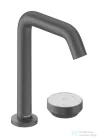 Hansgrohe Tecturis S 150 Coolstart Ecosmart+ mosdó csaptelep nem zárható leeresztővel, szálcsiszolt fekete króm 73353340