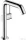 Hansgrohe Tecturis S 150 Coolstart Ecosmart+ mosdó csaptelep forgatható kifolyóval, click-clack leeresztővel,króm 73360000